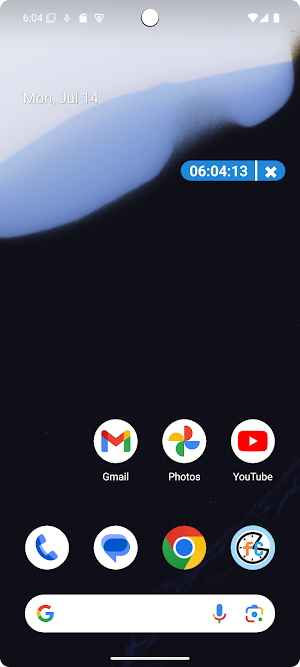 FloatingClock Screenshot 3
