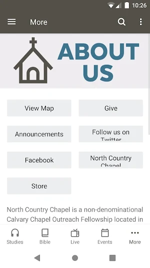 North Country Chapel Screenshot 2