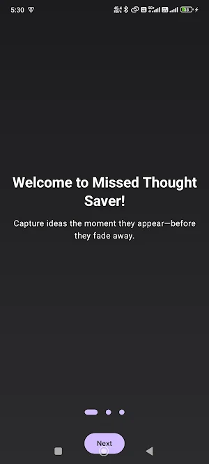 Missed Thought Saver Screenshot 0