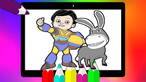 Vir Robot Boy Coloring Book Screenshot 3