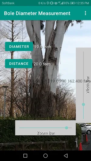Bole Diameter Measurement Screenshot 2
