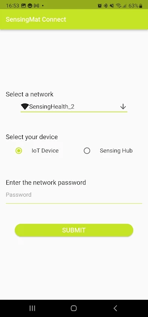 Sensing Mat Connect Screenshot 2