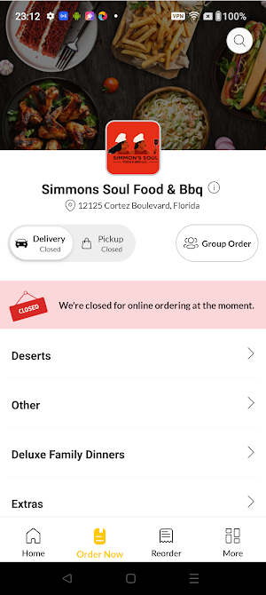 Simmons Soul Food & Bbq Screenshot 1
