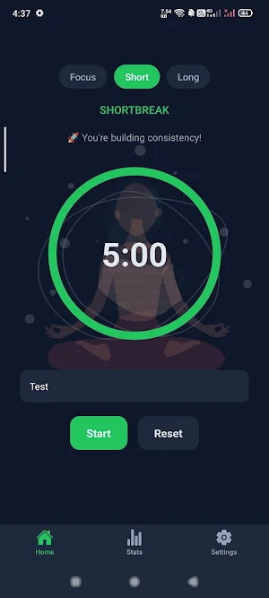 FocusNest Pomodoro Focus Timer Screenshot 0