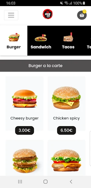 Oven Food Screenshot 2