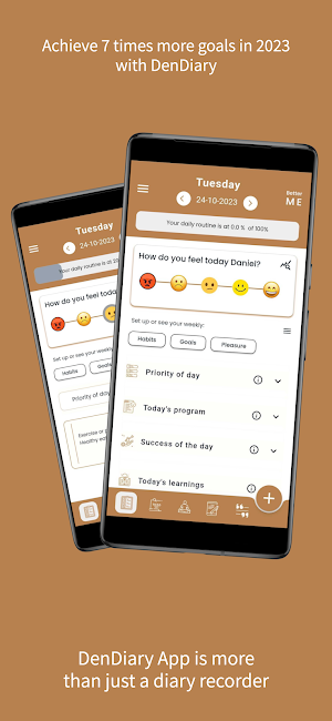 DenDiary: Personal development Screenshot 1