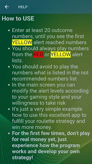 Roulette Inside Bet Counter & Predictor tool Screenshot 3