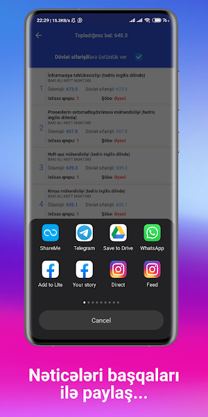 Ixtisas seç 2020 Screenshot 3