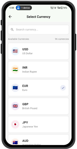 ALL Currency Converter Live Screenshot 3