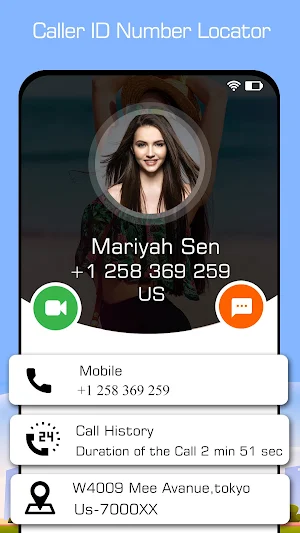Caller ID Name Number Locator Screenshot 0