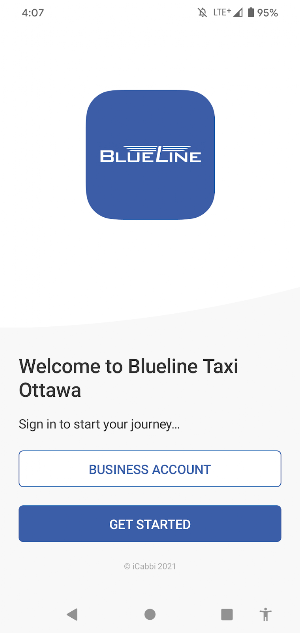 Blueline Taxi Ottawa Screenshot 0