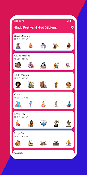Hindu Festival God Stickers WA Screenshot 1