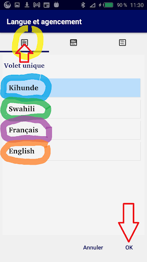 Kihunde Swahili Français Engl Screenshot 2