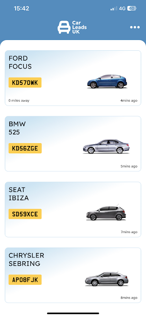 Car Leads UK Screenshot 0