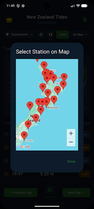 New Zealand Tides Screenshot 1