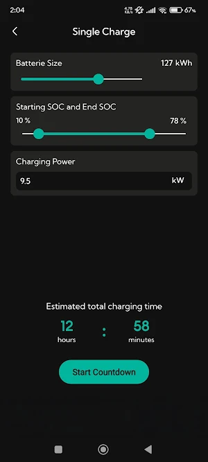 EV Charge Calculator Pro Screenshot 2