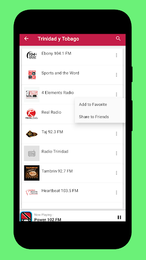 Radio Trinidad and Tobago + Stations FM AM Online Screenshot 2