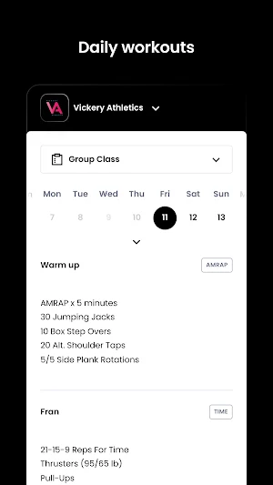 Vickery Athletics Screenshot 3