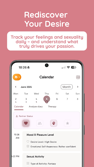 FlameLog – Intimacy Journal Screenshot 0