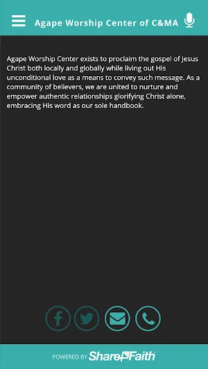 Agape Worship Center of  C&MA Screenshot 1