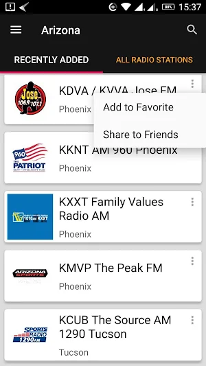 Arizona Radio Stations - USA Screenshot 0