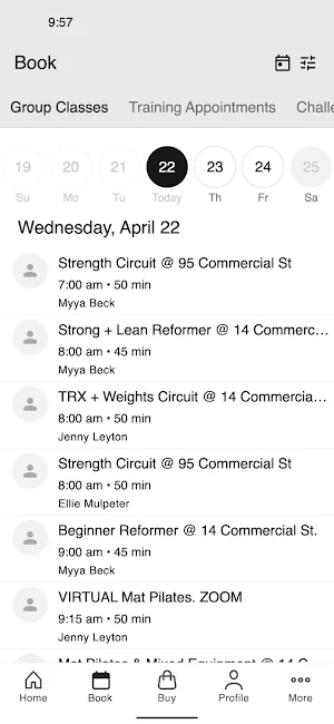 Heart Core Pilates Fitness Screenshot 1