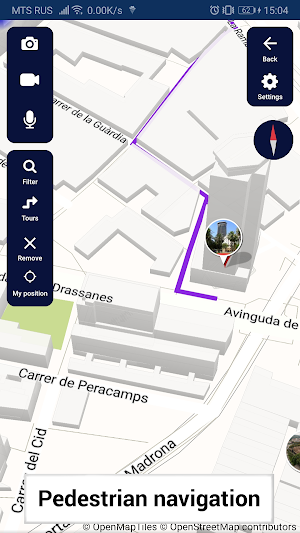 Barcelona map offline guide tourist navigation Screenshot 3