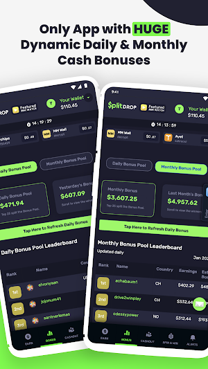 Split Drop: Earn Money & more Screenshot 2