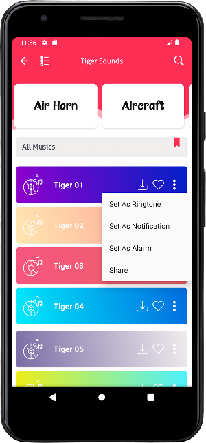 Tiger Sounds Screenshot 3