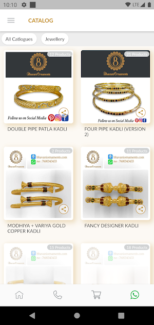 Bhavani Ornaments - Gold Copper Kadli Manufacturer Screenshot 3