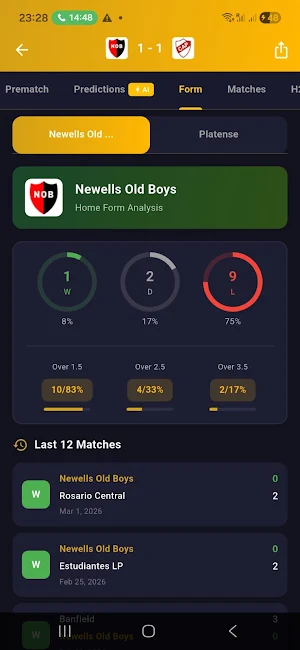 GoalVision - AI Predictions Screenshot 2