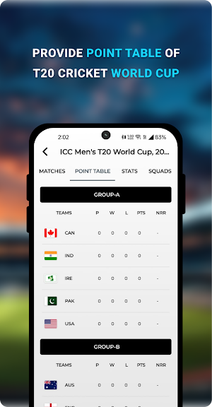 Cricket TV HD & Score 2025 Screenshot 2