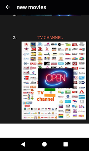 tv channel Screenshot 0
