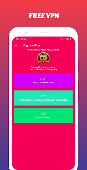Crown Vpn - Free High Speed Vpn With Browser screenshot 6