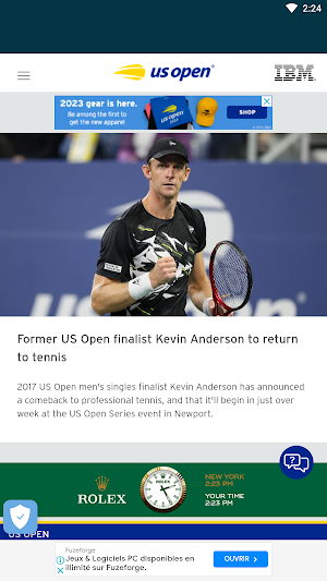 US Open Tennis: Live Signals Screenshot 0