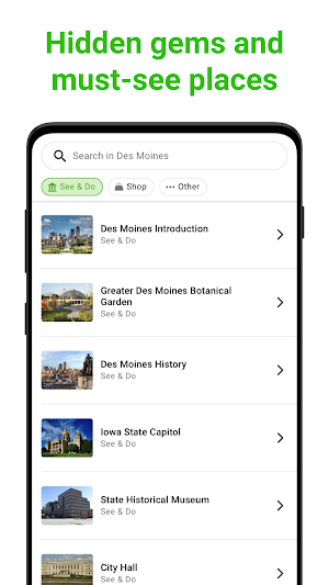 Des Moines SmartGuide Screenshot 2