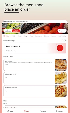 Potter's Pizza Screenshot 1