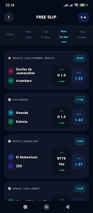 Correct Scores - Daily Tips Screenshot 3