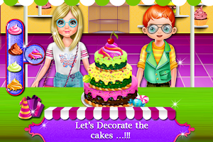 Supermarket Kids Cake Games Screenshot 0