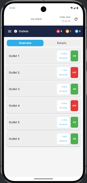 PDU Display Screenshot 2