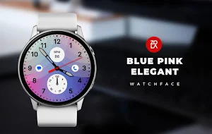 Blue Pink Elegant Watch Face Screenshot 0