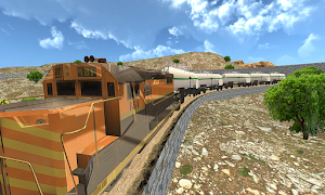 Oil Tanker Train Driving Sim : Cargo Train Uphill Screenshot 1