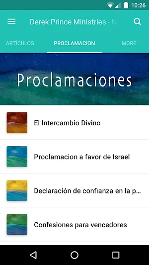 Ministerios Derek Prince Screenshot 2