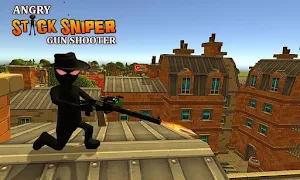 Angry Stick Sniper Gun Shooter Screenshot 1
