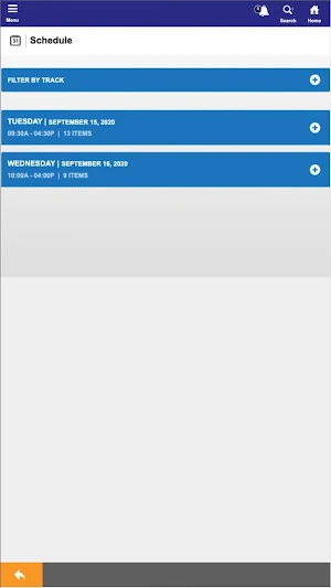 MassNAHRO Events Screenshot 2