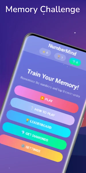 NumberMind - Memory Game Screenshot 0
