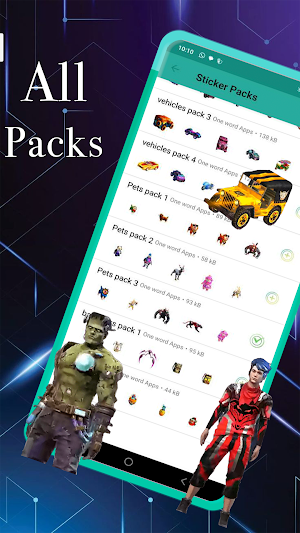 FFF Stickers - WAStickerApps Screenshot 0