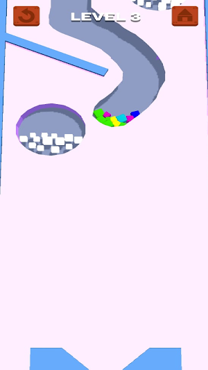 falling ball:dig sand games Screenshot 0