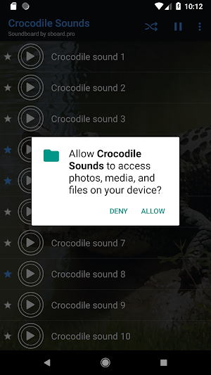 Crocodile sounds ~ Sboard.pro Screenshot 1