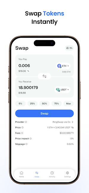 X3 Wallet Screenshot 1